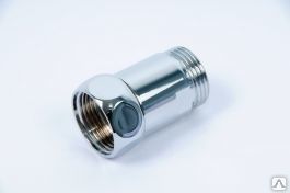 фото Соединение прямое с гайкой 1" и резьбой 1/2"