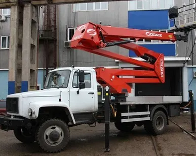 фото Автогидроподъемник Socage DA-328 на шасси ГАЗ-3309