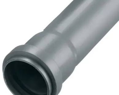 фото Труба канализационная пластиковая 32х1000мм, с раструбом РТП