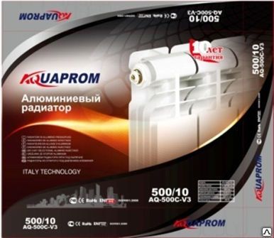 Фото №0 Радиатор отопления Аквапром BI 350x80x80