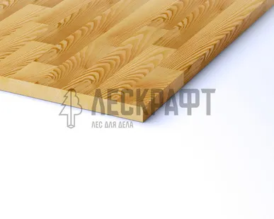 фото Мебельный щит 40 * 600 * 4000 мм сорт Экстра, сращ односторонний лиственниц