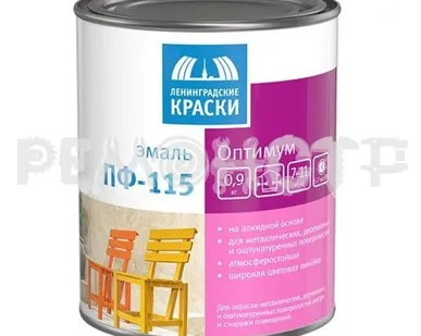 фото Эмаль ТЕКС ОПТИМУМ ПФ-115 20кг зеленая (1)