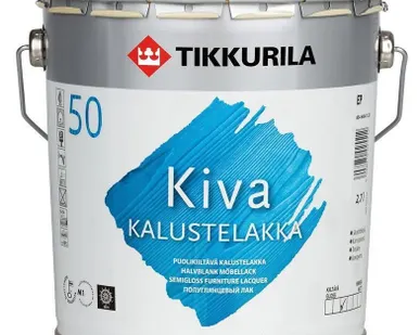 фото Тиккурила Tikkurila Лак KIVA EP п/глянц (2.7л) колеровка
