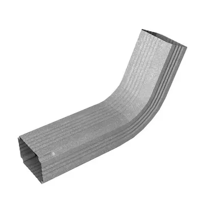 Фото №0 Колено трубы гофрированное Vortex Lite 76х102мм Zn