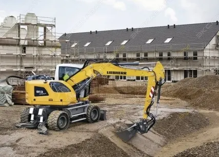 Фото №0 Аренда колесного экскаватора LIEBHERR A 913, Москва