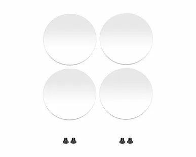 фото М1, М2, М7. Сменные зеркала с незапотевающим покрытием 23 мм 75% 10 шт.