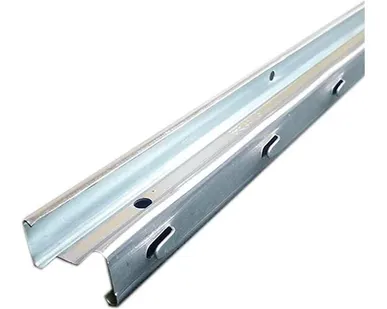 фото Столб оцинкованный S-профиль 2,3 х 1,5 с заглушкой. Длина 2.3 метра