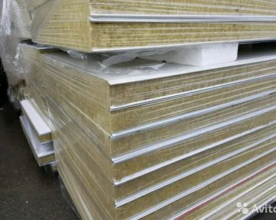 фото Сэндвич панели Минвата 60 мм, 4,2 м