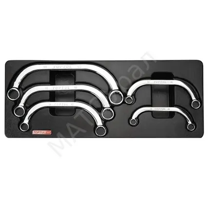 Фото №0 Набор ключей стартерных (полумесяц) 10-22мм 136х364мм TOPTUL