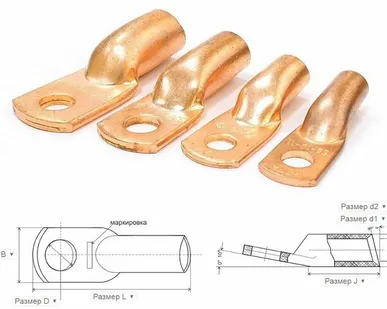 фото Кабельный наконечник ЗЭТА Т 4-6-3 (100 шт) (zeta10732)