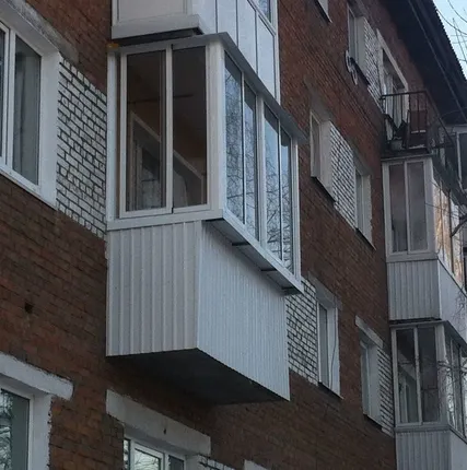 Фото №0 Выносной балкон с установкой