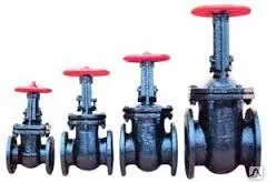 фото Задвижки чугунные 30ч6бр (Россия) Ду 100 Ру 10/16