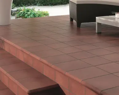 фото Клинкерные ступени и плитка "Parma".