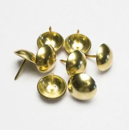 Фото №0 Гвозди декоративные 15*9мм золото (50 шт.)