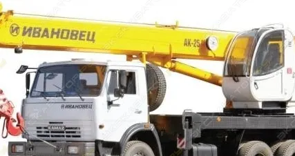 Фото №0 Аренда автокрана (автомобильного крана) Ивановец КС-45717-1Р, Орел
