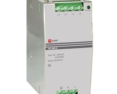 фото Блок питания 24В DR-120W-24 EKF dr-120w-24