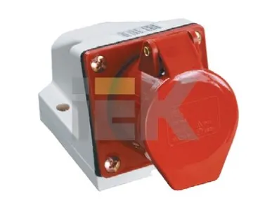 фото Розетка для монтажа на поверхность 16A, 3P+E, 380V, IP44 ССИ-114 PSR12-016-4 IEK (ИЭК)