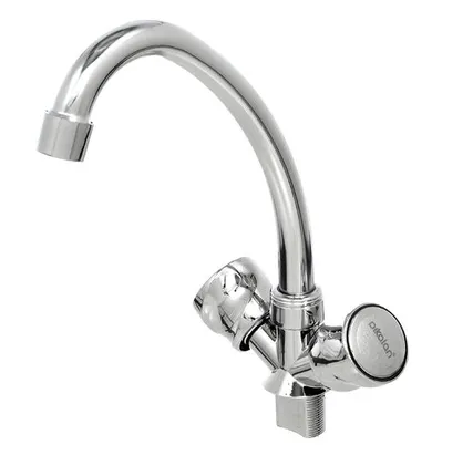 Фото №0 Смеситель для кухни ДИКАЛАН керамическая кран-букса 1/2" гайка эконом