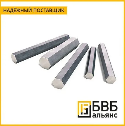 Фото №0 Шестигранник нержавеющий 14Х17Н2 (ЭИ268) 7 мм калиброванный