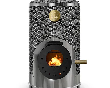 фото Печь для бани IKI Loyly JR 2025 (со стеклянной дверцей)