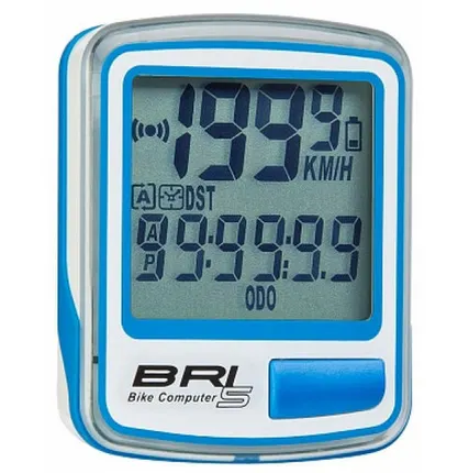 Фото №0 Велокомпьютер BRI-5 5 функций, бело-синий