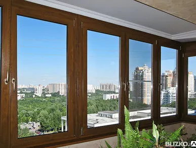 фото Окна пластиковые ламинированные 5-ти камерный профиль ФАВОРИТ Deceuninck