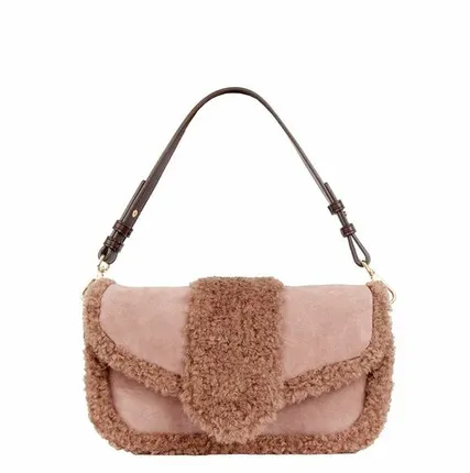 Фото №0 Бежевая замшевая сумка Кортина TJ COLLECTION YB 5232034 TPB