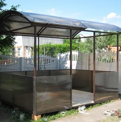 Фото №0 Беседки из поликарбоната