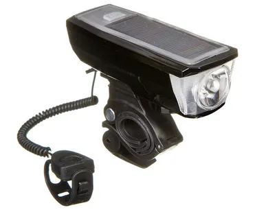 фото Фонарь STG передний FL1576 (Фонарь STG передний FL1576,350 люм, usb бат. (2000mAH) звонок 120 дб.)