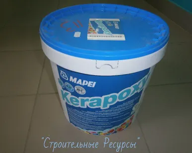 фото Химстойкий клей и затирка KERAPOXY 10кг