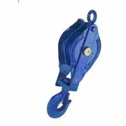 фото Блок двойной - 2,0 тн. с откидной щекой с крюком (16мм)