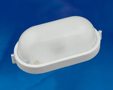 фото Светильник ULW-K23A 8W/6000K IP54 WHITE Светильник светодиодный влагозащищенный. Овал. Дневной белый свет (6000K). 600Лм. 210х105х80 мм. Корпус белый. ТМ Uniel.