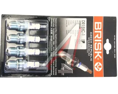 фото Свеча зажигания ВАЗ-2112 BRISK DR15YC-1 SUPER комплект