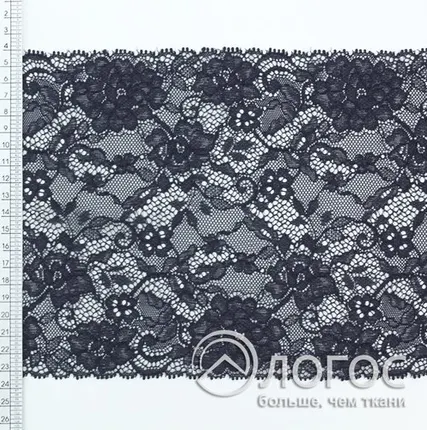 Фото №0 Кружево стрейч IS-309 180мм И, т.серый