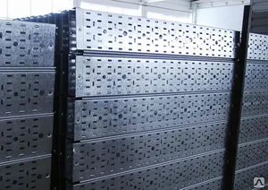 фото ДКС Перфорированные и неперфорированные кабельные лотки из оцин