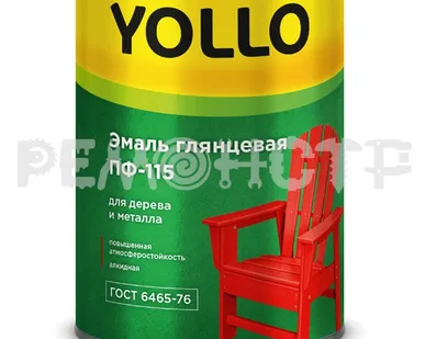 фото Эмаль ПФ-115  2,8кг  глянц зеленая YOLLO СТ (6/300) зз