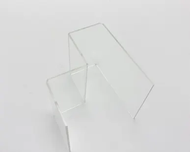 фото Ступенька два уровня 120*135*150мм, прозрачный акрил