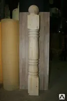 Фото №0 Столб 80х80х1200мм"Англия" хвоя для лестниц