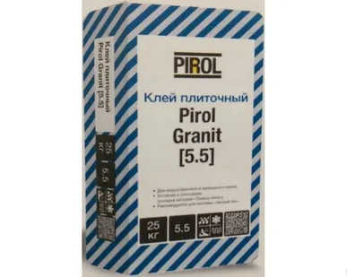 фото Клей для ячеистого бетона сухой Pirol 25 кг