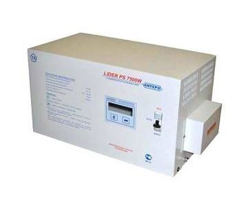 фото Однофазный стабилизатор напряжения lider PS 7500W-30