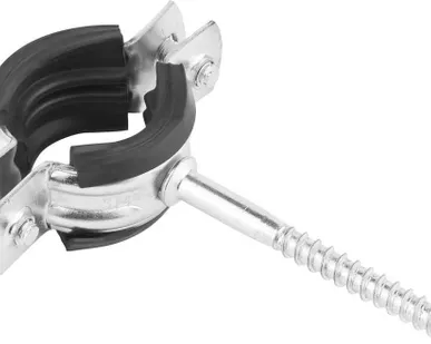 фото Хомут трубный оцинкованный, с шурупом, 3/4&quot;, 100шт, ЗУБР Эксперт