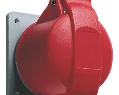 фото Розетка панельная прямая 16A, 3P+E, 380V, IP44 (CEW 316 RU6) 2CMA193178R1000 ABB