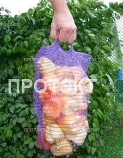 фото Сетка-мешок с завязками и ручкой 30х47см 100 шт./уп.