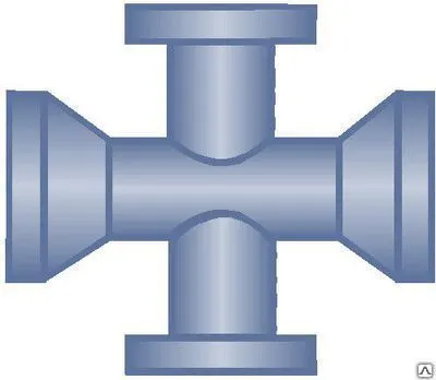 Фото №0 Крест раструб-фланец КРФ диаметр прохода 250 мм, отросток 200 мм