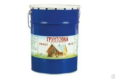 фото Грунтовка ГФ-021 (серая или красно-коричневая)