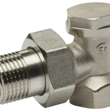 Фото №0 Запорный клапан для радиатора угловой FM 3/4" AQUALINK