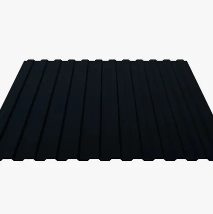 Фото №0 Профнастил Н10.40 Premium, 0.5 мм RAL 9005, Черный янтарь