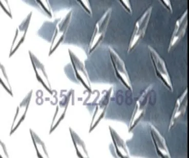 фото Лист рифленый 1.2мм сталь 3СП 09г2с 12х18н10т ГОСТы 8568-77 ромб