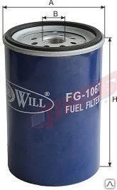фото Фильтр топливный HYUNDAI HD65,78,County, богдан дв.D4DD Goodwill