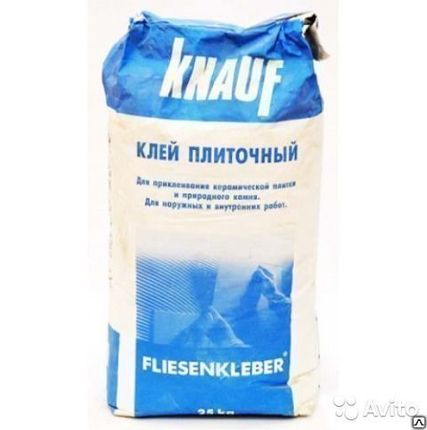 Фото №0 Клей плиточный кнауф Флизенклебер 25 кг